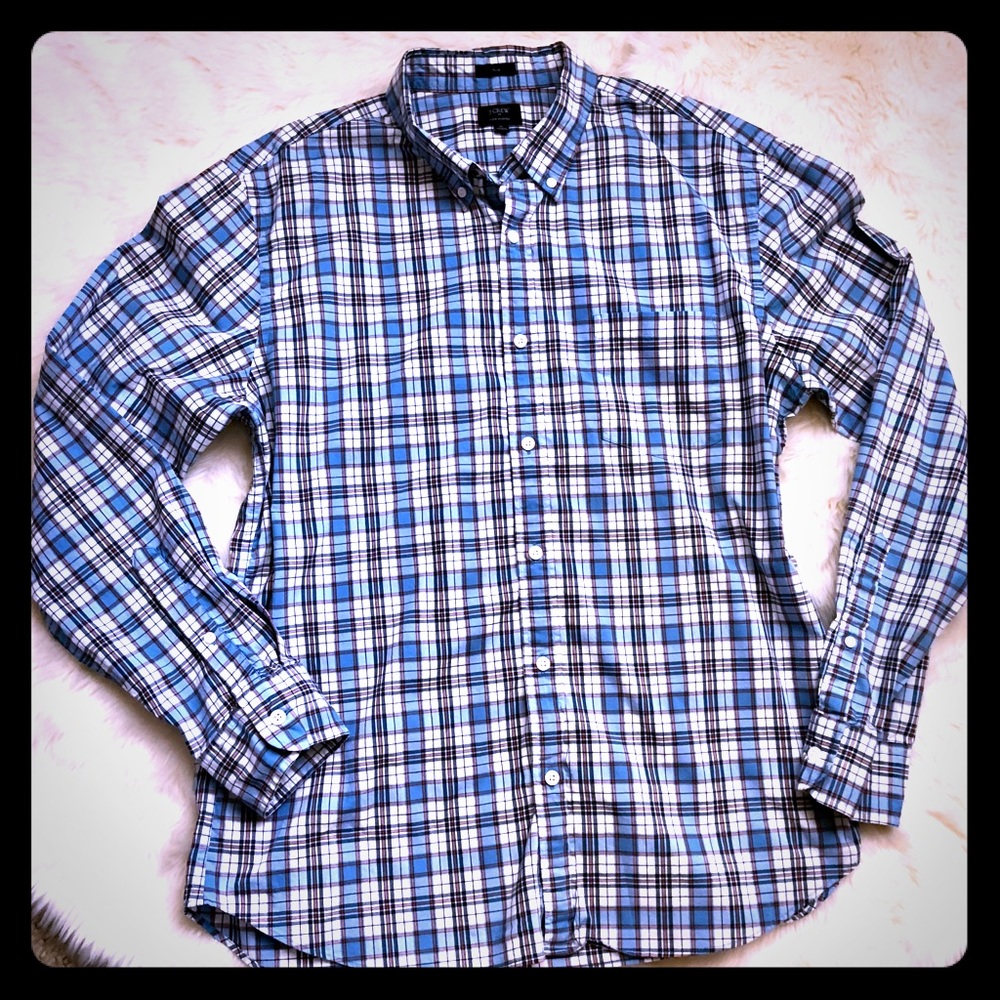 J. Crew Men’s Button Down Shirt. Slim Fit XL